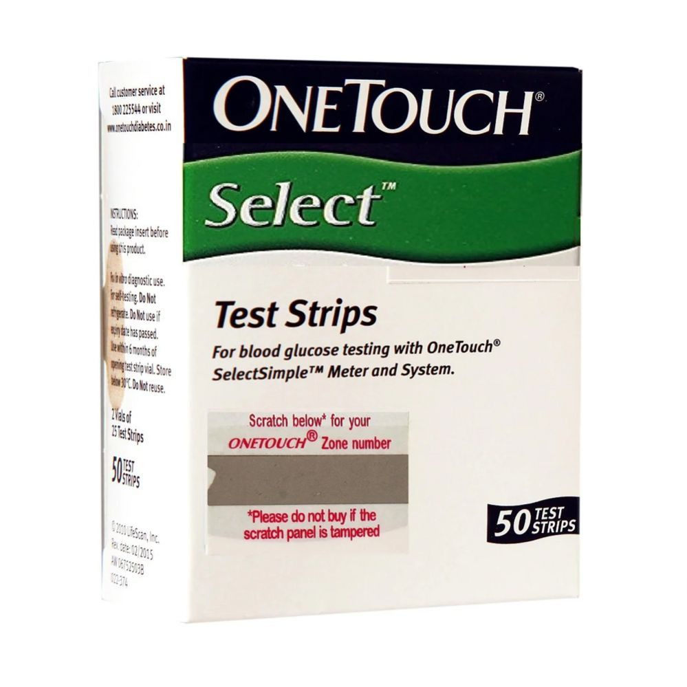 One Touch Select Blood Glucose Test Strips